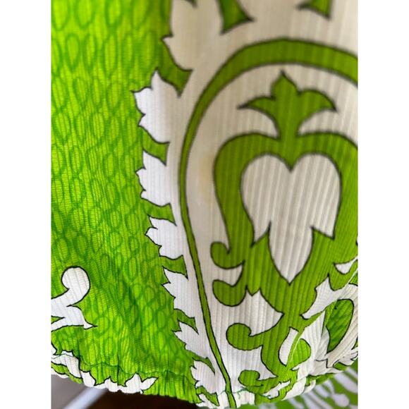 Vintage 1960s Toriki Hawaii Green Maxi Dress Women’s M-L - Picture 6 of 8